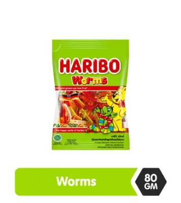 Picture of Haribo Worms Candy  80gm