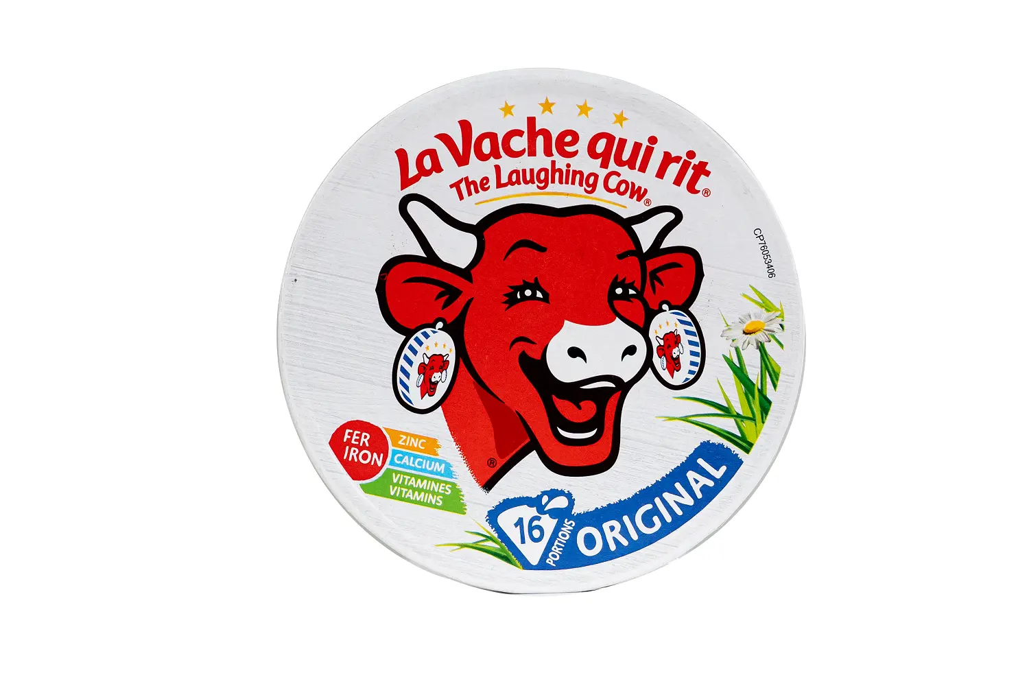 Picture of La Vache Qui Rit (The Laughing Cow) Spreadable Cheese 16 Portions 224G