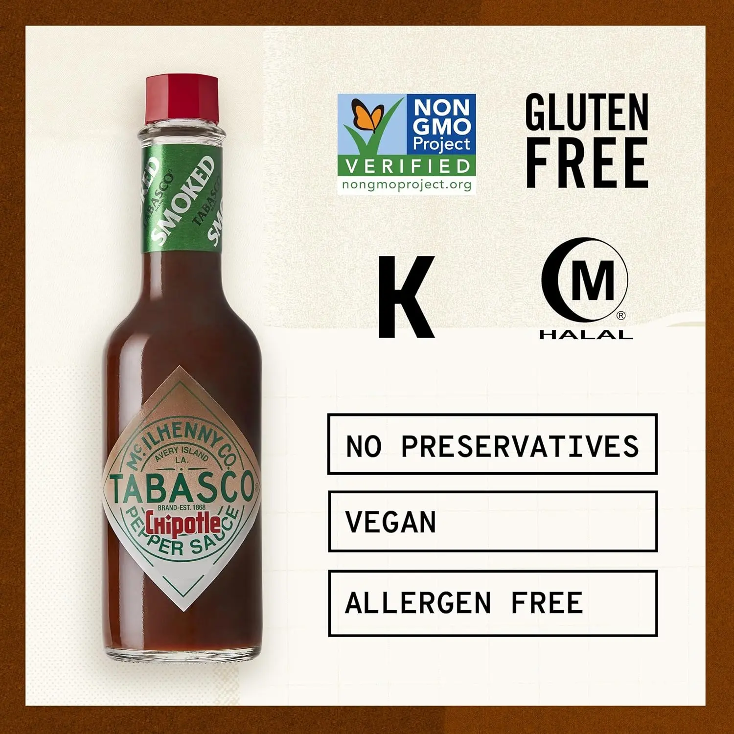 Picture of Tabasco Brand Chipotle Pepper Sauce 60ML