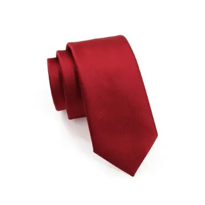 Picture of Maroon New Mens Solid Color Smart Ties