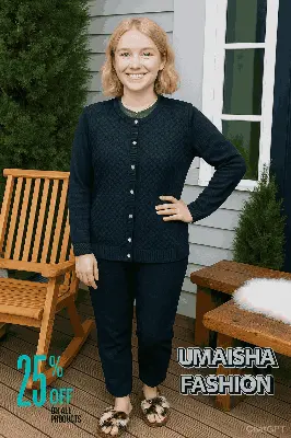 Picture of Women's Long Sleeve Cable Knit Sweater Open Front Cardigan Outerwear long Cardigans Sweaters.