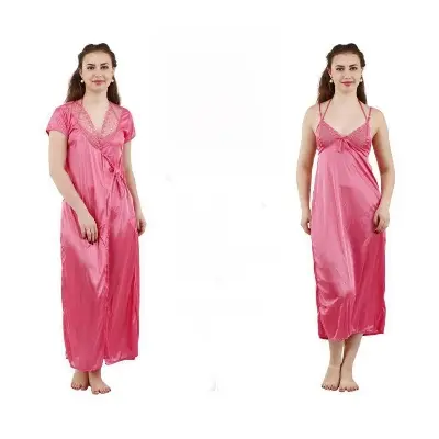 Picture of Night ( Nighty) 2 Part Long Indian Night Dress For Women - Night Dress For Women