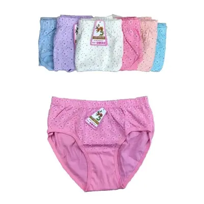 Picture of Cotton Print Pantie For Woman - 2pcs