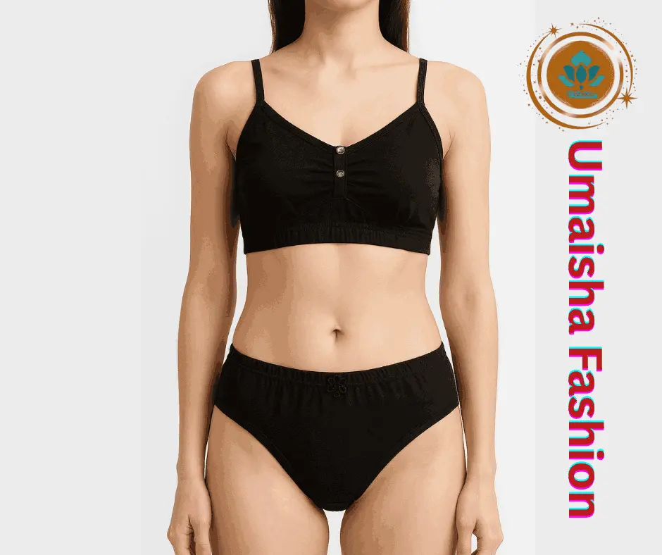 Picture of Girls Matching Underwear Set Cotton Bra and Panty. ● 📣 স্কুল/কলেজের মেয়েদের জন্য পারফেক্ট  সুতি ব্রা-প্যান্টি সেট।