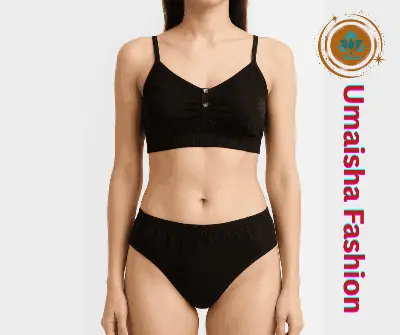 Picture of Girls Matching Underwear Set Cotton Bra and Panty. ● 📣 স্কুল/কলেজের মেয়েদের জন্য পারফেক্ট  সুতি ব্রা-প্যান্টি সেট।