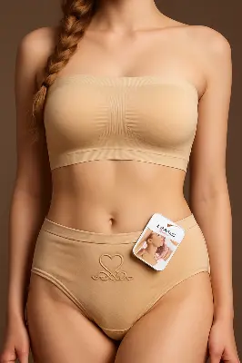 Picture of Ladies Fashion Thai Tube Bra and Thai Panty set . মহিলাদের ফ্যাশন থাই টিউব ব্রা এবং থাই প্যান্টি .