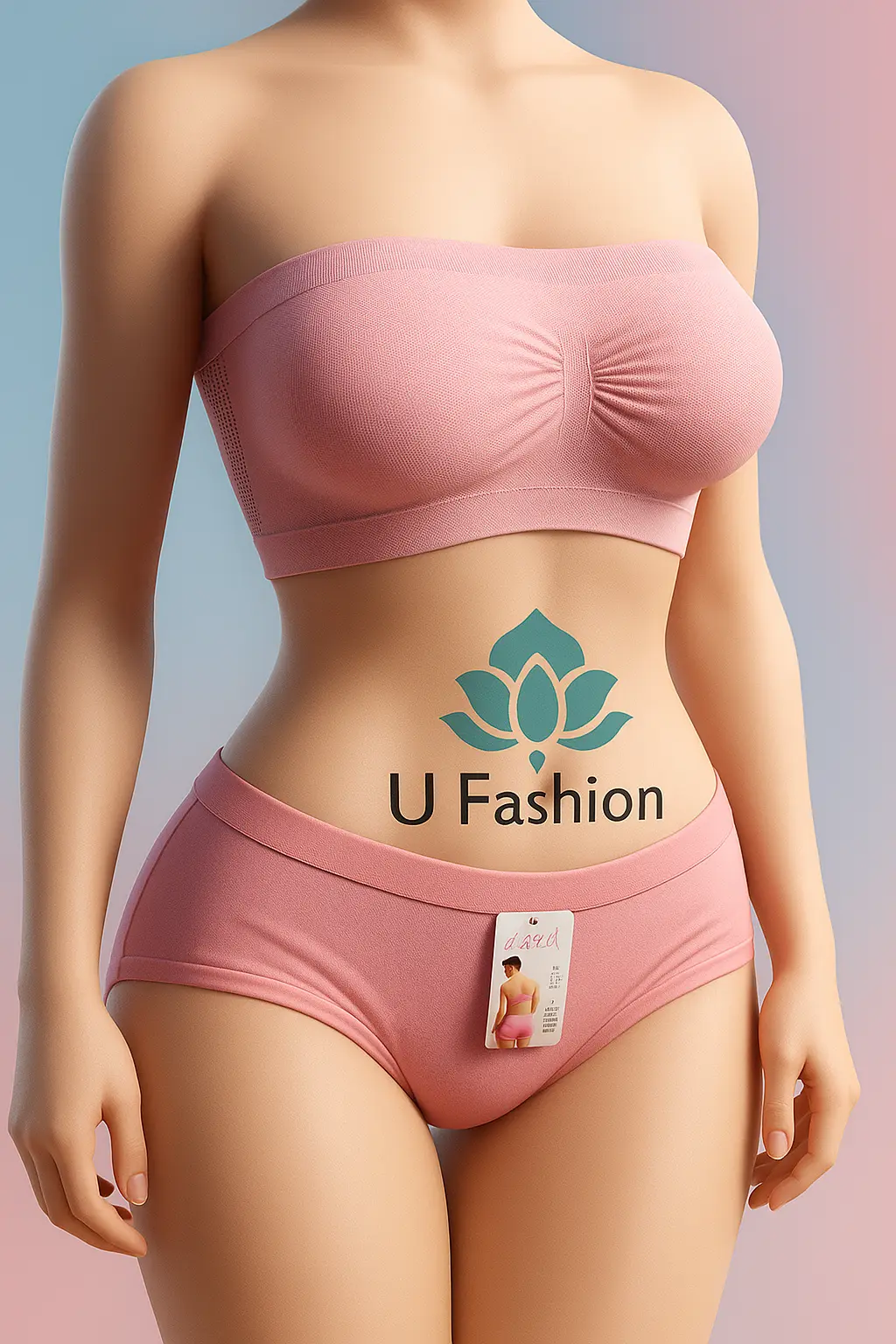 Picture of Ladies Fashion Thai Tube Bra and Thai Panty set . মহিলাদের ফ্যাশন থাই টিউব ব্রা এবং থাই প্যান্টি .