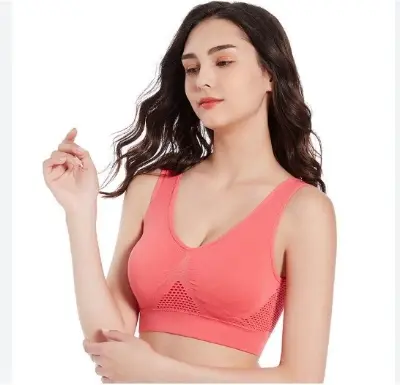 Picture of Stretchable Seamless Air Bra - Selected Pack for Comfort for Women - 1 Pieces. ☘️ উমাইশা ফ্যাশান প্রেজেন্টস – আরামদায়ক এয়ার ব্রা, Air Bra.. Air Bra এয়ার ব্রা হল এমন একটি আধুনিক অন্তর্বাস যা আরাম এবং স্টাইলকে একসঙ্গে নিয়ে আসে।