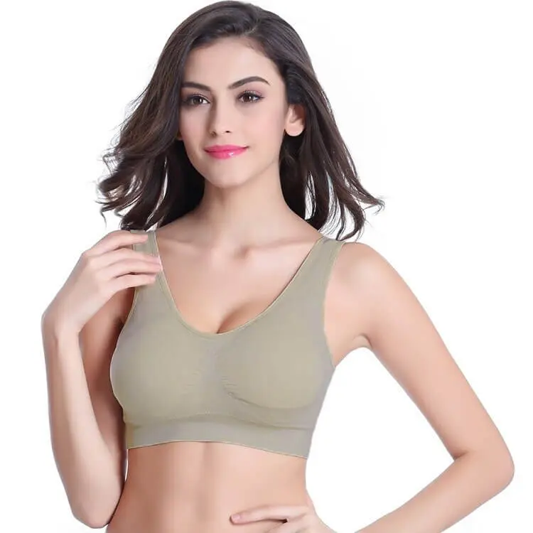 Picture of Stretchable Seamless Air Bra - Selected Pack for Comfort for Women - 1 Pieces. ☘️ উমাইশা ফ্যাশান প্রেজেন্টস – আরামদায়ক এয়ার ব্রা, Air Bra.. Air Bra এয়ার ব্রা হল এমন একটি আধুনিক অন্তর্বাস যা আরাম এবং স্টাইলকে একসঙ্গে নিয়ে আসে।