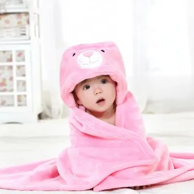 Picture of Baby Cap Hooded Towel, Washable, (Wide 28" - Long 32")