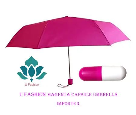 Picture of 7" Mini Folding Capsule Umbrella With Cute Capsule Case