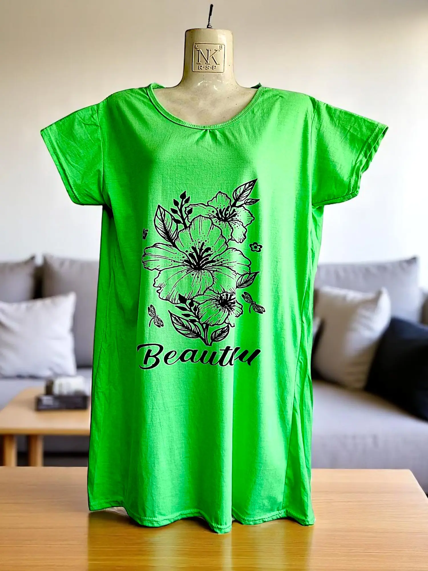 Picture of Fashionable Ladies Comfortable Casual Cotton T-Shirt - 🌷মেয়েদের সুতি কাপড়ের টি-শার্ট🌷🌷এই গরমে সুতি কাপড়ের গাঞ্জি গুলি খুব ই আরামদায়ক