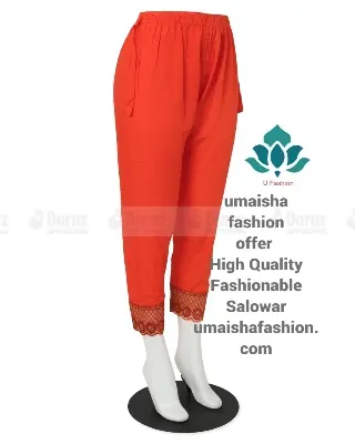 Picture of Ladies Pant Cut Bottom Ful China linen Payjama Jeggings
