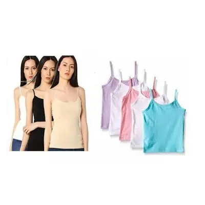 Picture of 3 Pcs Ladies Inner tops For All Season Use Cotton Camisole