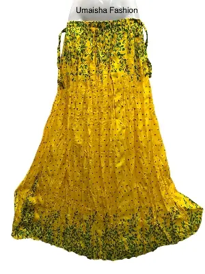 Picture of Regular Use Print Long Skirt For Women's Bohemian Style Print Long Maxi Skirt Boho Casual Festival Summer Beach Skirts