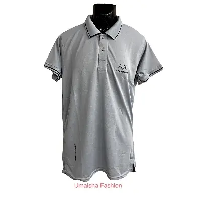 Picture of Classic fit half sleeve casual polo t-shirt for man