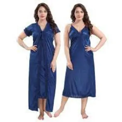 Picture of Night Dress For Women 2 Part Fashionable, Stylish And Comfortable Sleepwear - Night Dress For Women - Night Dress For Women