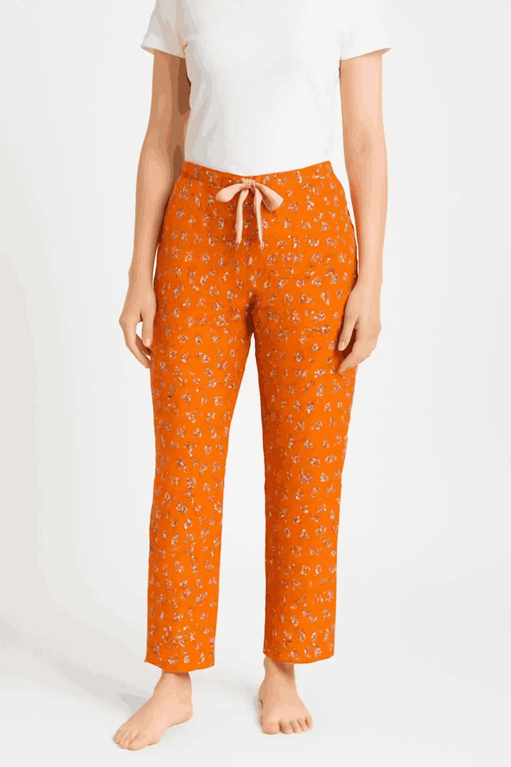 Picture of Women's Pajama Pants Casual Soft Cotton Pants - Female Striped Loose Sleepwear - Enhance Your Nighttime Comfort. ✨মেয়েদের রাতে পরে ঘুমানোর জন্য সুতি কাপড়ের  লুসফিট আরামদায়ক পাজামা .