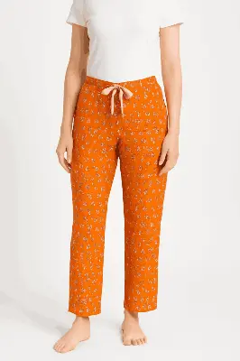 Picture of Women's Pajama Pants Casual Soft Cotton Pants - Female Striped Loose Sleepwear - Enhance Your Nighttime Comfort. ✨মেয়েদের রাতে পরে ঘুমানোর জন্য সুতি কাপড়ের  লুসফিট আরামদায়ক পাজামা .