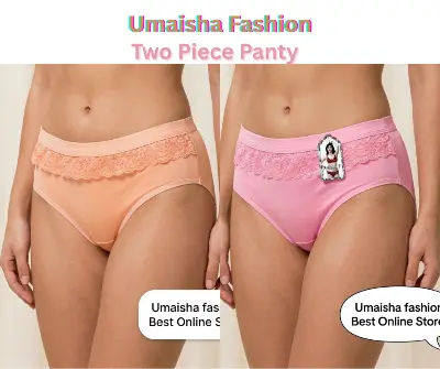 Picture of 2 (Two) Pieces Thai Premium Panty Stylish Panty  - Panty For Women - Penties