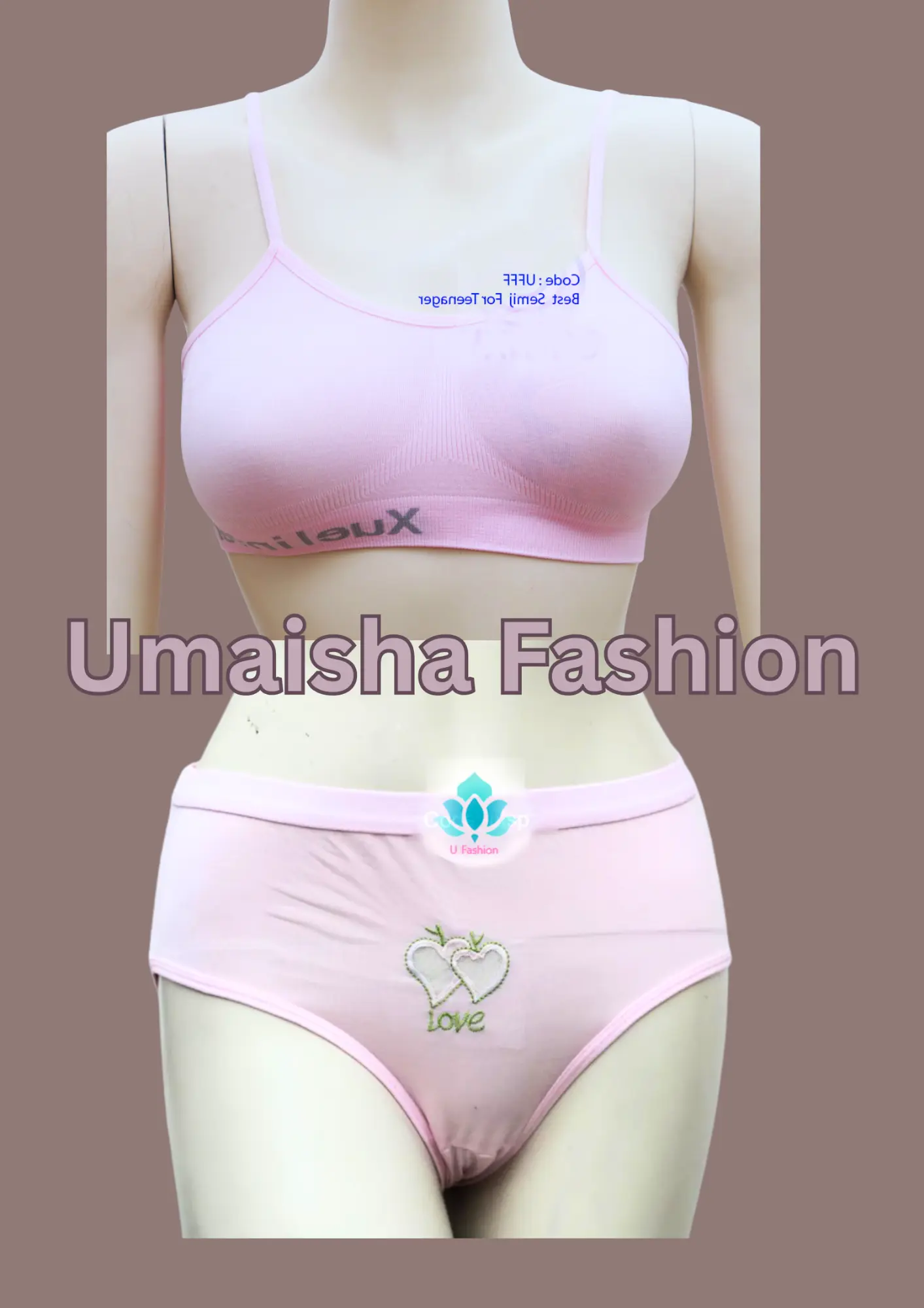 Picture of Cotton Rich Non Padded Bra And Hipster Panty Set For Teenager.● 🌸 টিনএজার মেয়েদের জন্য বিশেষ কেয়ার! 🌸 ● 👧 থাই সেমিজ ব্রা ও প্যান্টি সেটটি – স্টাইল ও কমফোর্ট একসাথে!