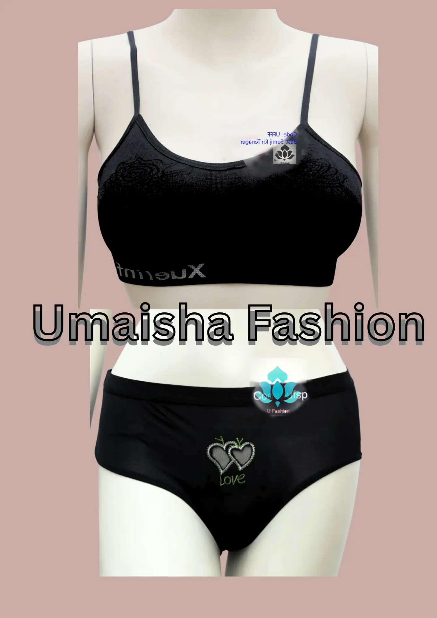 Picture of Cotton Rich Non Padded Bra And Hipster Panty Set For Teenager.● 🌸 টিনএজার মেয়েদের জন্য বিশেষ কেয়ার! 🌸 ● 👧 থাই সেমিজ ব্রা ও প্যান্টি সেটটি – স্টাইল ও কমফোর্ট একসাথে!