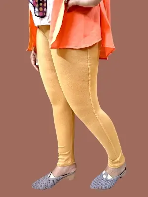 Picture of Cotton Winter Special Back Pocket Ties Pant For Woman/Teenager Girls Tiles Jeggings.