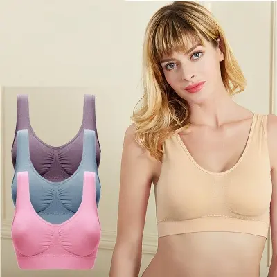 Picture of Women Sports Bra Seamless Single Layer-1Pc