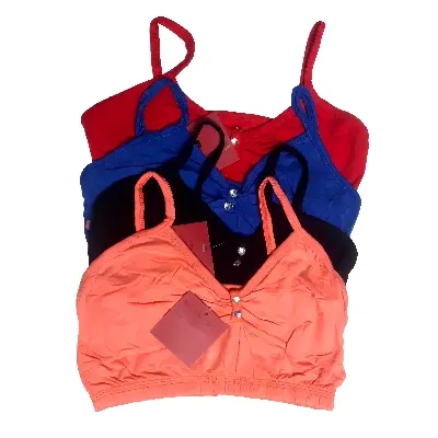 Picture of 4pcs Ganji Cotton Bra Set for Teenagers and Women - Comfortable and Stylish Lingerie Collection