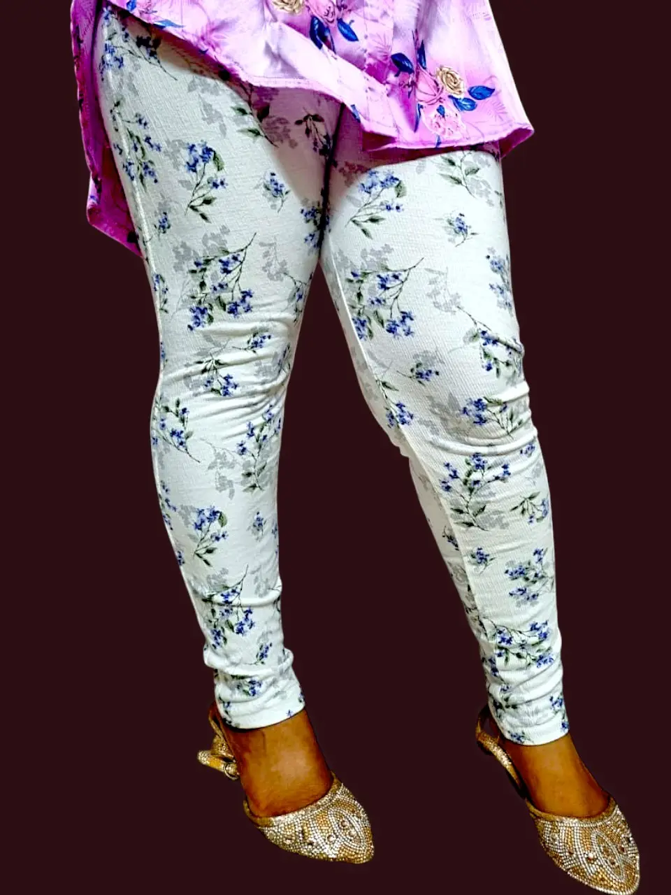 Picture of Female Special Comfortable Cotton Jeggings Ties Pant Jegging for Womans