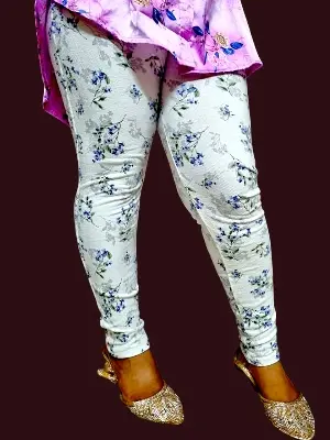 Picture of Female Special Comfortable Cotton Jeggings Ties Pant Jegging for Womans