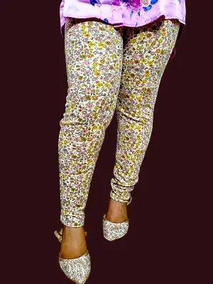 Picture of Female Special Comfortable Cotton Jeggings Ties Pant Jegging for Womans