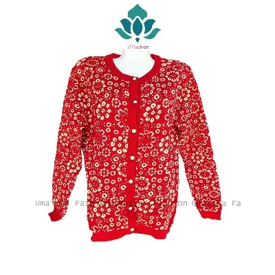 Picture of Zigzag Ball Style Comfortable Fashionable Winter Sweater for Women