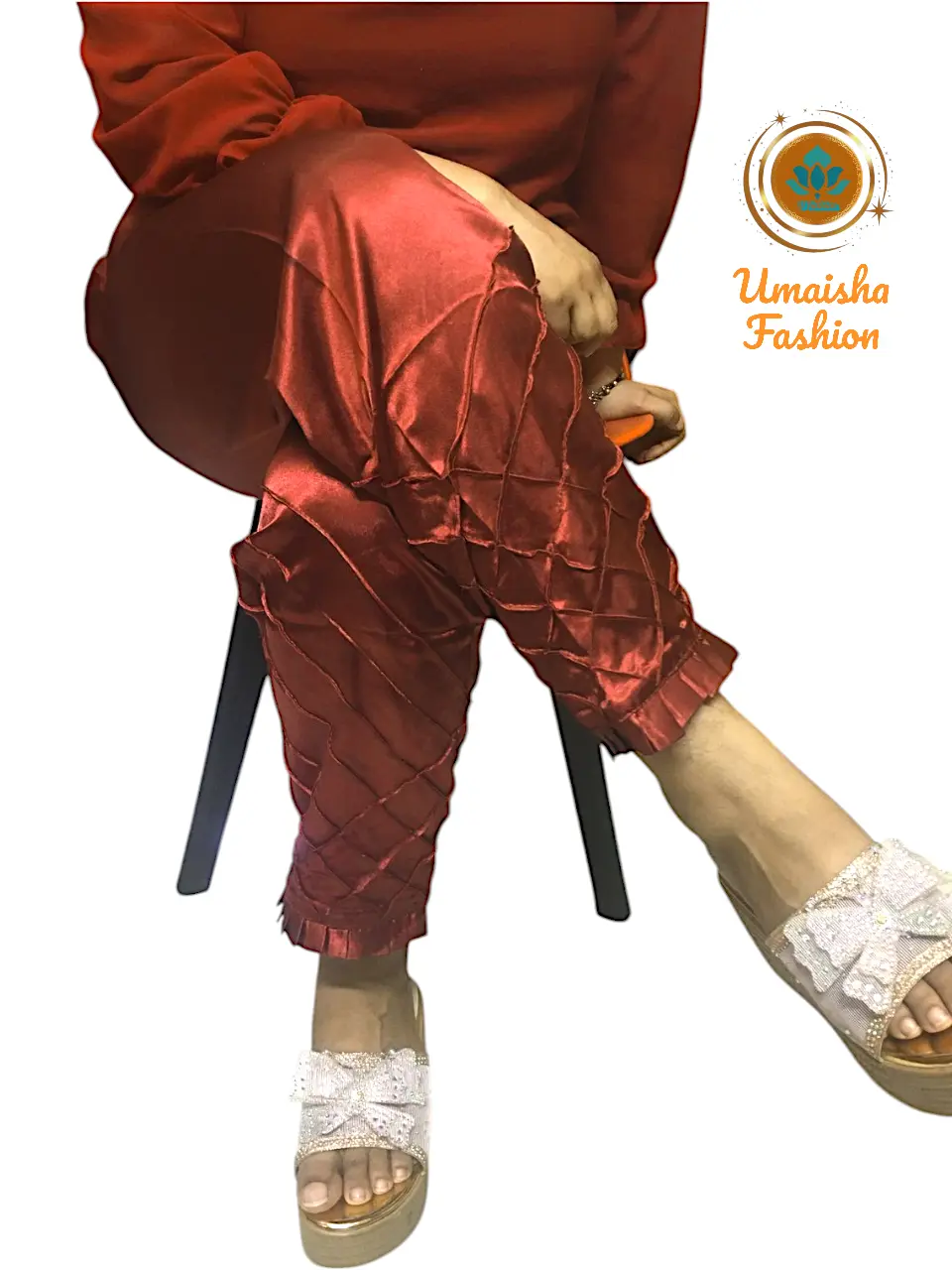 Picture of Silk Stylish Bottom Design C-Kat Salwar/ Pyjama for Woman