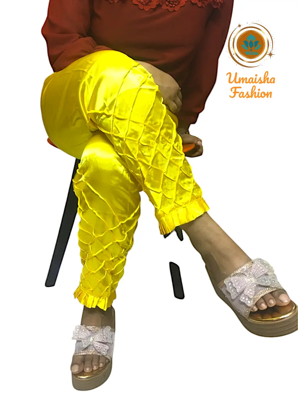 Picture of Silk Stylish Bottom Design C-Kat Salwar/ Pyjama for Woman