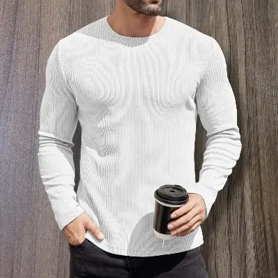 Picture of Long Sleeve Winter T-shirt for Men