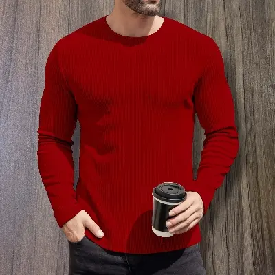 Picture of Long Sleeve Winter T-shirt for Men