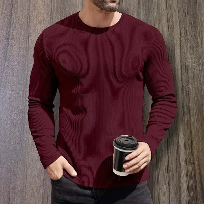 Picture of Long Sleeve Winter T-shirt for Men
