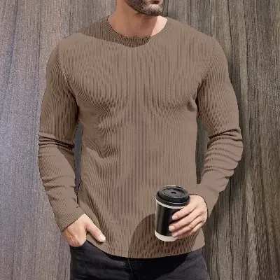 Picture of Long Sleeve Winter T-shirt for Men