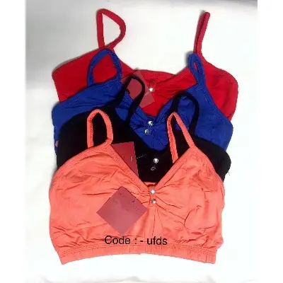 Picture of Combo Pack Of 4 Super Soft Cotton Design Bra For Teenager and Woman