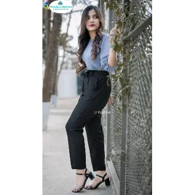 Picture of Western Fashion Ladies Cotton Pants Formal Pant for Woman