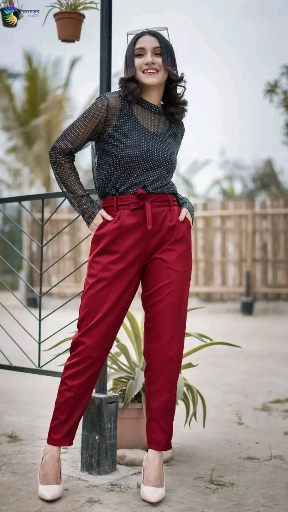 Picture of Western Fashion Ladies Cotton Pants Formal Pant for Woman