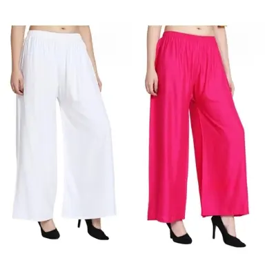 Picture of Comfort and flexible Regular wear plazzo, matching with your all tops, export quality palazzo for Womans