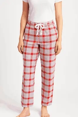 Picture of Women's Pajama Pants - Casual Soft Cotton Pants - Female Striped Loose Sleepwear - Night Dress - Comfortable and Trendy Night Wear. ✨মেয়েদের রাতে পরে ঘুমানোর জন্য সুতি কাপড়ের  লুসফিট আরামদায়ক পাজামা .