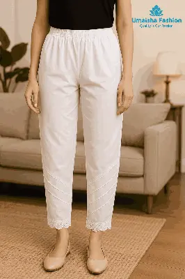 Picture of Suti Kaporer Cotton Pajama Pants for Women Solid Color. 🩵 উমাইশা ফ্যাশান – মেয়েদের প্রিমিয়াম সুতি পায়জামা 🩵