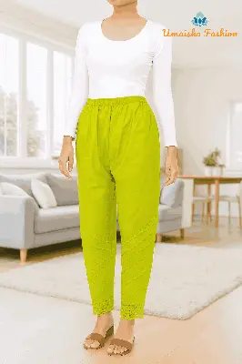 Picture of Suti Kaporer Cotton Pajama Pants for Women Solid Color. 🩵 উমাইশা ফ্যাশান – মেয়েদের প্রিমিয়াম সুতি পায়জামা 🩵