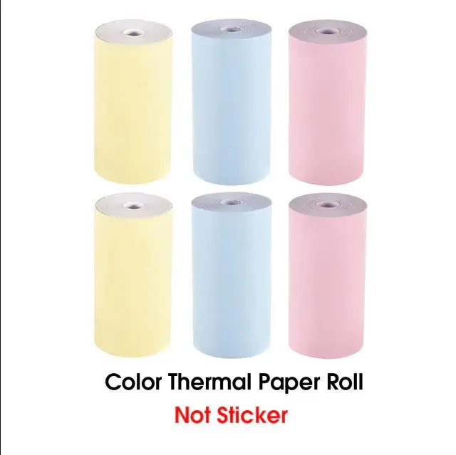 Picture of 6pcs 57*30mm thermal paper rolls for 58mm POS, Receipt, Mini Thermal Printers - White(Color 6 Rolls)