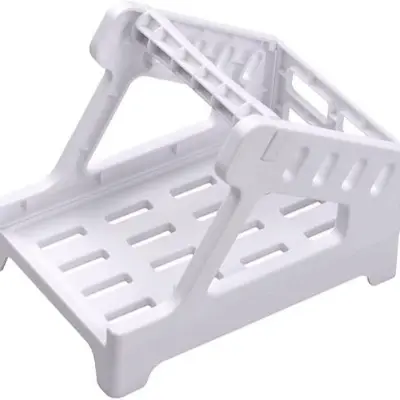 Picture of Label Holder, Thermal Label Holder for Rolls and Fan-fold Labels, Shipping Label Roll Holder, Label Dispenser for 4x6 Labels Work with Thermal Label Printer(White)