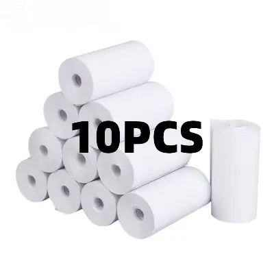 Picture of 10pcs 57*30mm Thermal Paper Rolls for 58mm POS Printer, Receipt Printer, Mini Thermal Printer - White(White 10 Roll)
