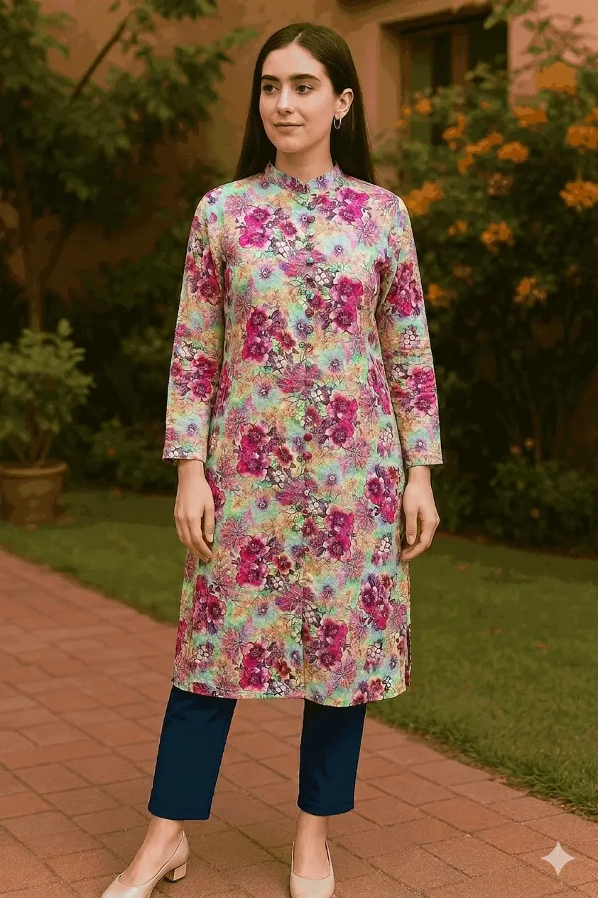 Picture of U fashion Versitile Button Closer Regular Use Formal Shirt for Ladies. মহিলাদের জন্য u ফ্যাশন ভার্সিটাইল বাটন ক্লোজার রেগুলার ইউজ ফরমাল শার্ট